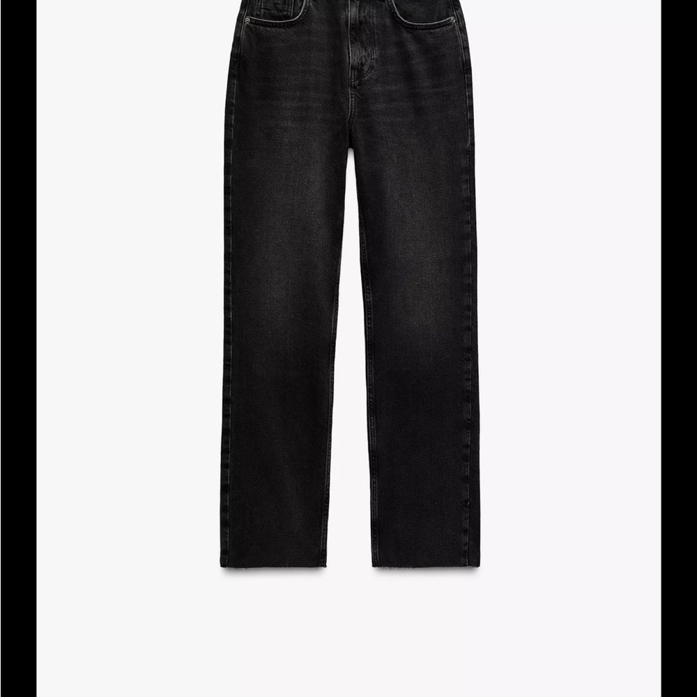Zara Women's High Rise Black Jeans